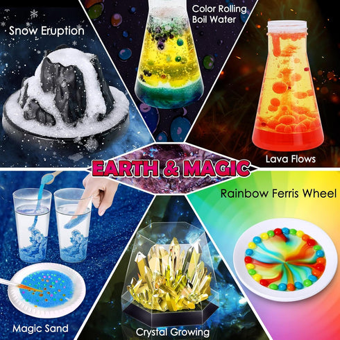 UNGLINGA 260+ Experiments Science Kits for Kids - S.T.E.M Projects, Chemistry Set, Educational Scientist Gift Idea