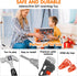 Set- 48PCS Set 3+ Kids Tool Toddler Tool Toys with Electronic Toy Drill, Tool Bag&Tool Belt&Tape Measure, Pretend Play