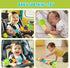 TOHIBEE Baby Sensory Toy + Baby Stuffed Musical Caterpillar