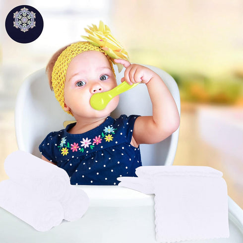 16 Pack 10x10 Inch, Baby Washcloths - Microfiber baby towel - Absorbent and Soft baby Wash Clothes for Newborns