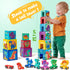1-3, Set, 1 2 3 Toyssa Wooden Dinosaur Sorting and Stacking Toys for Toddler Number Blocks Nesting Boxes with Magnetic