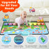 80 1-3, 1 2 3 4 5 MOMUSE Piano Music Mat with Sounds, Large Animal Car Touch Blanket Playmat Carpet Musical Toddlers