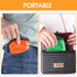 Mototo Foldable Flying Disc Fans with Bag, DIY Creative Handheld Fabric Fan for Fun Party Favors and Outdoor Activities