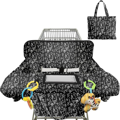 Shopping Cart Cover for Baby Girl Boy 2-in-1 High Chair Water Resistant