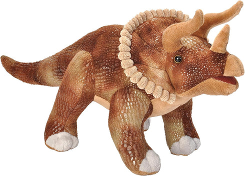 Wild Republic Triceratops Plush, Dinosaur Stuffed Animal, Plush Toy, Kids Gifts, Dinosauria
