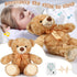 Liliful 12 Inch Plush Bear Stuffed Animal, Recordable Sound Module, Brown Bear Soft Doll for Party Gift