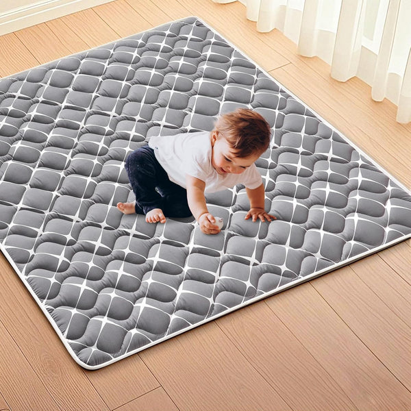 High-Density Foam Baby Play Mat, 47x47 Inches Thicken One-Piece Comfortable and Soft