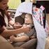 2 1 Metplus in Flowers Baby Car Seat Cover, Car Seat Canopy for Babies, Mom Multiuse Nursing Cover, Minky Baby Carrier