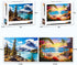 2 Pack Puzzles for Adults 1000 Pieces-Hawaii Beach & Moraine Lake Difficult Jigsaw Puzzles for Adults,Hard Jigsaw Puzzle Decorations DIY Leisure Game Toy Suitable Family Friends(27.5x20 inches)