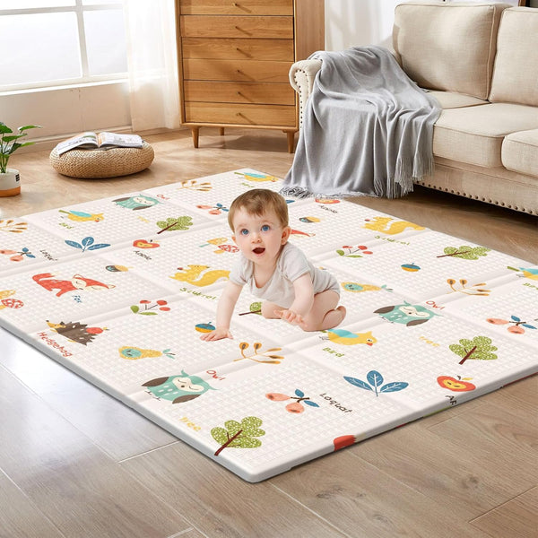 XVISHX Baby Play Mat, 50 x 50 Inch Play Mat Perfect for