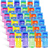 JOYIN 36 Pcs Bubble Bottles with Wand Assortment - 4oz Blow Bubbles Solution, Party Favor Set