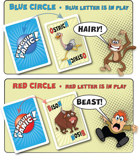 Penguin Panic - Hilarious Tongue Twisted Game for Fun People, Laughing at Crazy Things Your Friends Say - Night in a Box