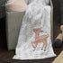Bedtime Originals Deer Park Baby Blanket, White Color