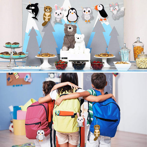 14 CiyvoLyeen Polar Animals Sewing Kit for Kids Make Your Own Winter Polar Animals Felt Plush Craft Kit Includes