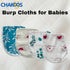 CHAKOOS 4 Pack 70% Viscose/30% Burp Cloths for Babies Bamboo Cotton Soft & Super Absorbent Baby Burp Cloths for Newborn