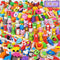 Arscniek 140 Pack Animal Erasers for Kids, Bulk Cute Desk Pets, Mini Pencil Erasers for Classroom Prizes