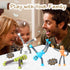 4PCS Telescopic Robot Suction Cup Toy, Shape Changing Tube Fidget Toys, Travel Gift for Kids