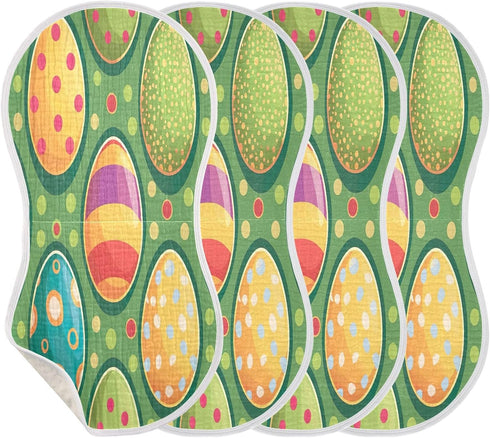 YETTASBIN Easter Egg Muslin Baby Burp Cloth, Super Soft Absorbent Cotton Burp Rag Baby Bibs Feeding Cloth for Newborn