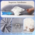 57 Inch Pregnancy Pillows for Sleeping, U Shaped Full Body Maternity Pillow with Removable Velvet Cover - Support