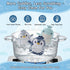 Arudyo 3-6 Baby Teething Toys for Months Silicone Teething Mittens for Babies Food Grade Silicone Teether (Penguin Baby