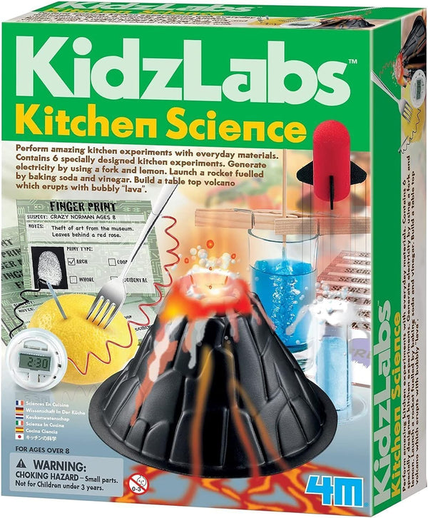 4M Kitchen Science Kit, DIY Chemistry Experiment Lab STEM Toys Gift for Kids & Teens