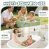 (12M-5Y) Toddler Bathtub for Shower Large Collapsible Portable Tub Converts Shower Stall to Bath Sturdy, Non-Slip