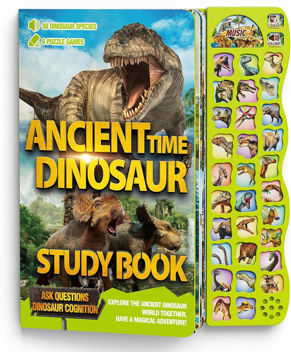 Dinosaur Toys for Kids 3-5 Dinosaur Book with Sounds 30 Species Names