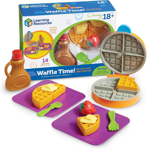 Learning Resources New Sprouts Waffle Time - Breakfast Pretend Play Food Kitchen