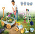 Wheelbarrow, Wheelbarrow 4-8, Mostop Kids Gardening Tools Outdoor Toys with Kids Outside Toys for Kids Age Educational