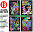 Super Pack of 18 Fuzzy Velvet Coloring Posters – Christmas Edition for Family Craft Project, All Ages DIY Fun