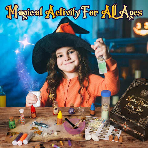 20 6 7 8 9 10+ UOMTFAI Mystery Potion Craft Kit for Kids, Mix Magic Wizard Potion, Creative Christmas Decorations