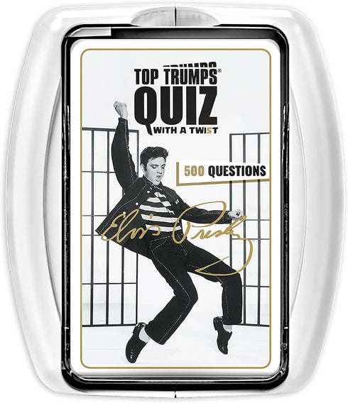 Top Trumps Elvis Presley Quiz Game - Trivia for Kids and Adults, Great Travel and Outdoor Games