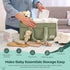 PeraBella Diaper Caddy Organizer for Changing Table, Storage Basket for Wipes, Gift for Baby Shower, Car Organizer