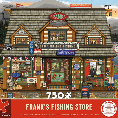 Ceaco - Frank's Fishing Store - 750 Piece Jigsaw Puzzle