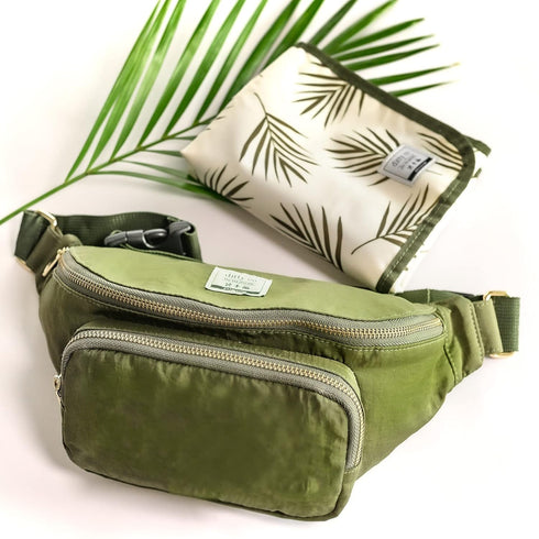 Pack Ditty Co. - Lanikai Small Diaper Bag - Portable Changing Pad - Crossbody Bags For Women - Fanny - Baby Travel
