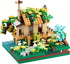 Four Seasons Flower House Botanical Collection, 4 Models Micro Mini Blocks Building Set for Kids and Adults