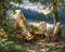 Springbok's 500 Piece Jigsaw Puzzle - Evening at The Lake, Made in USA