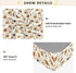 Jynexis 52x28 Halloween Pumpkin Ice Cream Print Baby Crib Sheets, Cotton Fitted Crib Sheet, Soft Breathable, Fits