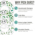 Botanical Nursery Closet Dividers - 7x Size Dividers for Baby Clothes, Eucalyptus Vines Greenery Decor