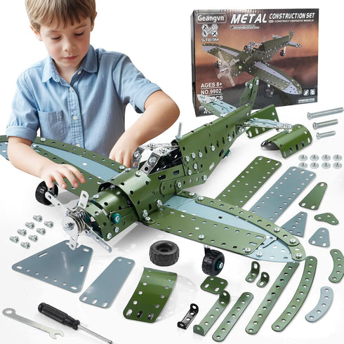 Metal Model Airplane Building Toys for Ages 8-13 14 and Up, 285pcs