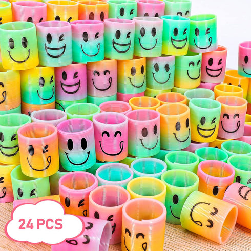 AZEN 24 Pcs Mini Spring Party Favors for Kids 3-5 4-8, Goodie Bag Stuffers for Birthday Party, Classroom Prizes