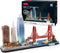CubicFun 3D Puzzles for Kids Ages 8-10, LED San Francisco Cityline Arts and Crafts for STEM Projects