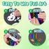 Art & Craft Activity, Foil Fun Dinosaur DIY Art Kits, No Mess Creative Drawing Game for Kids Ages 4-9 Birthday Gifts