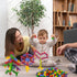 STEM Building Toys - 300 PCS Educational Discs Sets, Interlocking Building Blocks for Toddler and Kindergarten