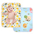 2Pcs Diaper Changing Pads for Baby, Lemon Change Mat, 3Layers Waterproof Change
