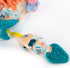 0-6 Miniland Baby Teether, Plush Baby Rattle, Toddler Toy for Teething, Sensory Development and Textured Fun, Fully