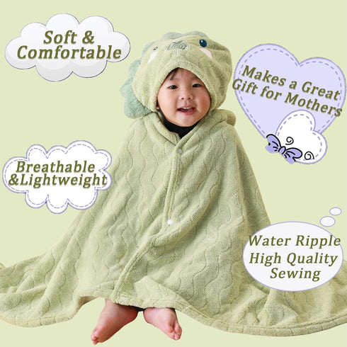 0-6 2-Pack 27.5"X55" kmilro Toddler Towels with Hood for Boys Girls Years Hooded Baby Bath Towels for Kids Ultra