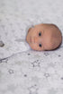 Muslin Fitted Crib Sheet for Toddlers - Gray & Sterling Starshine