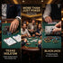 200-Piece Set 11.5g 2 5 Poker Heavyweight Chips with Numbers and Aluminum Case Texas Holdem Kit Includes Decks of Cards