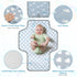 Accmor Portable Diaper Changing Pad, Waterproof Baby Changing Mat, Foldable Travel Diaper Changing Pads for Baby, Baby